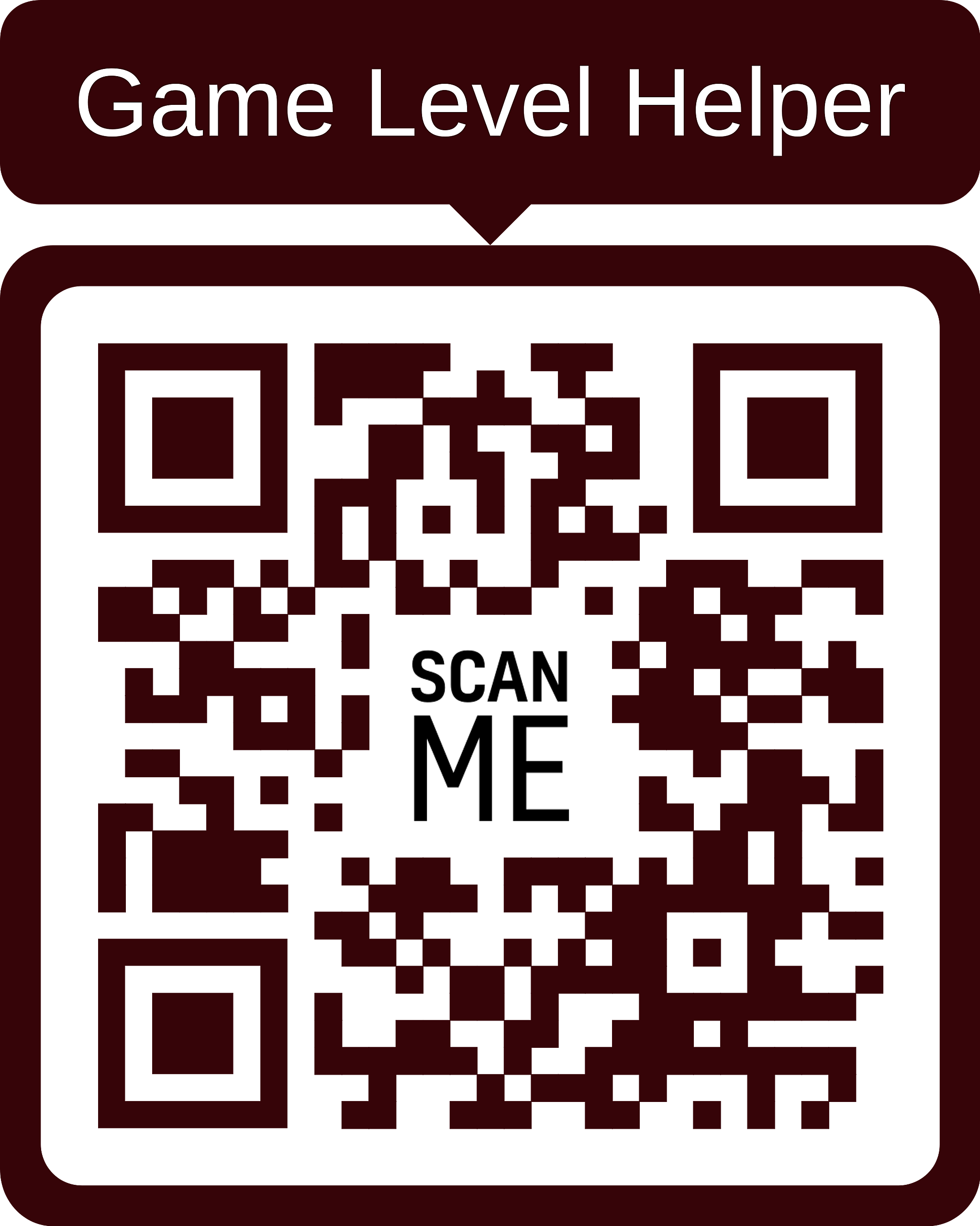 QR code to download Game Level Helper
