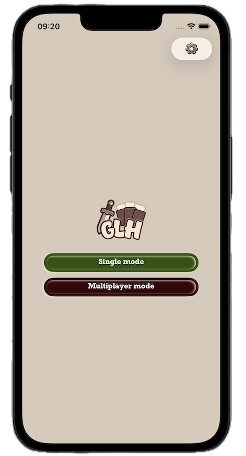 Start screen